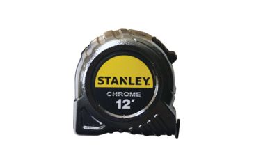 Image of Stanley Tools 12ft Tape Measure 1.5in Wide, Chrome, STHT 33972