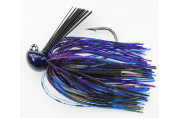 Image of Stanley Jigs 1/2 oz. Rattling Casting Jig, Hand Tied, Purple Neonz, RC12-606HT