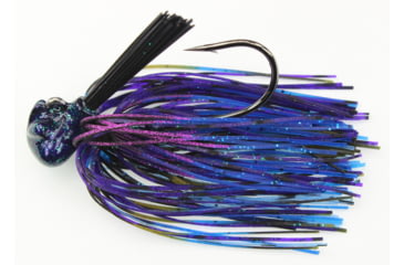 Image of Stanley Jigs 1/2 oz. Stanleys Stand-Up Football Jig, Hand Tied, Purple Neonz, SFBJ12-606HT