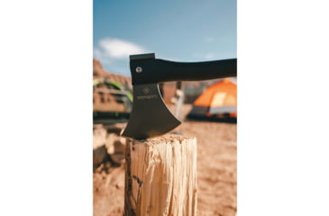 Image of Stansport Survival Hatchet w/ Fiberglass Handle, 14in, Black, 16.25L x 5.25W x 1H, P-30