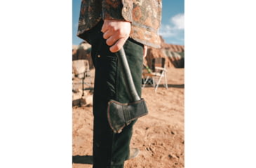 Image of Stansport Survival Hatchet w/ Fiberglass Handle, 14in, Black, 16.25L x 5.25W x 1H, P-30