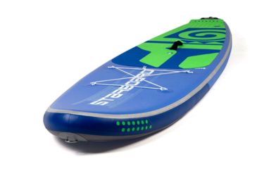 Image of Starboard Touring Deluxe Dc Inflatable Lightweight Croc Skin Texture Paddle Board, Blue/Green, 12ft 6in, 2024180601002
