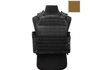 Image of Stealth Armor Systems Velox Plate Carrier Optimized SAPI, Coyote Brown, Large, VLX-PC-LG-CB-OP
