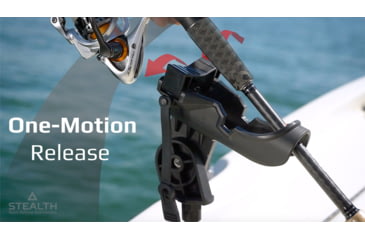 Image of Stealth QR1-MM Quick Release Rod Holder With Multi Mount Base, QR1-MM
