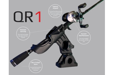 Image of Stealth QR1-MM Quick Release Rod Holder With Multi Mount Base, QR1-MM