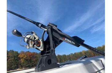Image of Stealth Rod Holders Qr2 Rod Holder With No Base, Black, QR2-NB