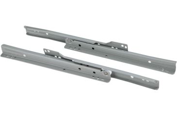 Image of Steelex 10in Euro-style Self-Closing Drawer Slides, Grey D4319
