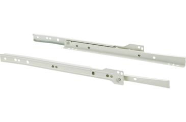 Image of Steelex 12in Euro-style Self-Closing Drawer Slides, White D4312