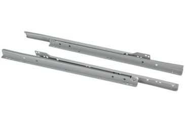 Image of Steelex 16in Euro-style Self-Closing Drawer Slides, Grey D4322