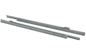 Image of Steelex 24in Euro-style Self-Closing Drawer Slides, Grey D4326