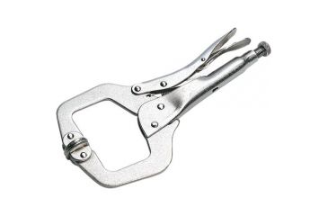 Image of Steelex Plus Locking G-Clamp, 11 in. Long w/ Swivel Pads D2263
