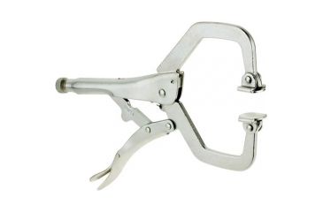 Image of Steelex Plus Locking G-Clamp, 11 in. Long w/ Swivel Pads D2263
