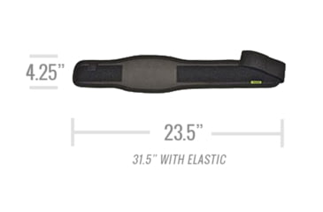 Image of Sticky Holsters AnkleBiter Wrap System Leg Rig, Black, AnkleBiter