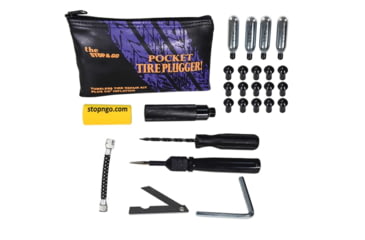 Image of Stop &amp; Go Pocket Tire Plugger Plus Co2 Inflation, 1001