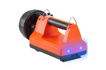 Image of Streamlight E-Flood FireBox 1500 Lumens Rechargeable Lantern with Blue Taillight LEDs, without Charger, Orange, 45832