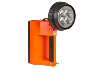 Image of Streamlight E-Spot LiteBox 1500 Lumens Rechargeable Lantern Power Failure System, 120V AC/12V DC, with Shoulder Strap &amp; Mounting Rack, Orange, 45857