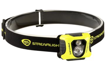 Image of Streamlight Enduro Pro - with 3 AAA alkaline batteries, elastic headstrap - Box, Black/Yellow, 61421
