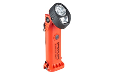 Image of Streamlight Survivor Pivot USB LED Flashlight with Magnet, 120/DC, 325 Lumens, Orange, 91830
