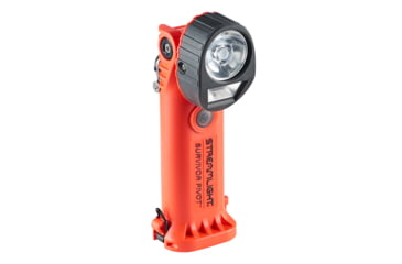 Image of Streamlight Survivor Pivot USB LED Flashlight with Magnet, 120/DC, 325 Lumens, Orange, 91830