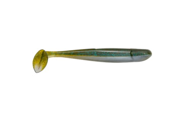 Image of Strike King KVD Perfect Plastics Swim-N-Shiner, Soft Plastic Swimbait Fishing Lure, KVD Magic, 4in, 6-Pack, ??SWNS4-141, SWNS4-141