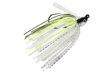 Image of Strike King Tour Grade Tungsten Compact Swim Jig, Chartreuse Shad, 1/4oz, TGTSJ14-598