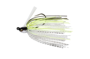 Image of Strike King Tour Grade Tungsten Compact Swim Jig, Chartreuse Shad, 1/4oz, TGTSJ14-598