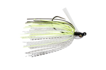 Image of Strike King Tour Grade Tungsten Compact Swim Jig, Chartreuse Shad, 1/4oz, TGTSJ14-598