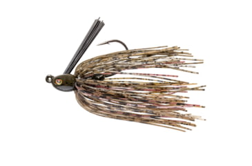 Image of Strike King Tour Grade Tungsten Compact Swim Jig, Green Pumpkin, 1/4oz, TGTSJ14-46