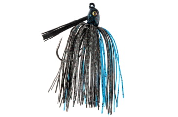 Image of Strike King Tour Grade Tungsten Compact Swim Jig, Pro Black/Blue, 1/4oz, TGTSJ14-316