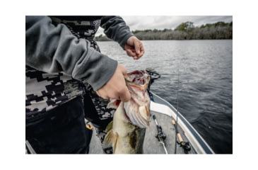 Image of Strike King Tumbleweed Salted Softbait, 4 pack, 3in, Pearl Flash, 12-36255