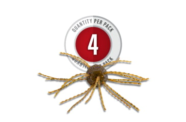 Image of Strike King Tumbleweed Salted Softbait, 4 pack, 3in, Smallmouth Candy, 12-36257