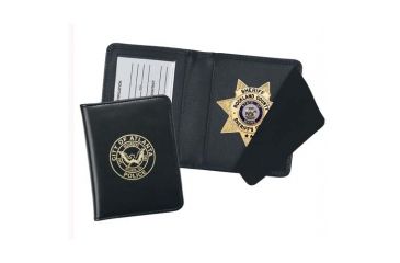 Image of Strong Leather Company - Side Open Double ID Badge Case - Duty
