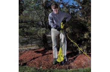 Image of Sun Joe Electric Cultivator Bundle TJ599E + Safety Glasses, 2.5-Amp, 6-Inch, Green,, Green, Large, BDL-TJ599E