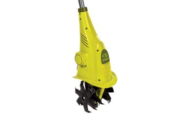 Image of Sun Joe Electric Cultivator Bundle TJ599E + Safety Glasses, 2.5-Amp, 6-Inch, Green,, Green, Large, BDL-TJ599E