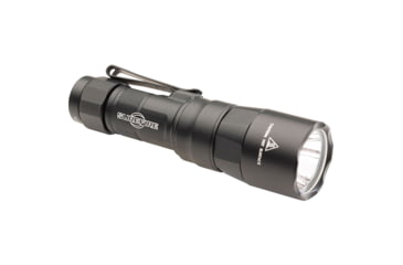 Image of SureFire TURBO Series 18350/123 Everyday Carry Flashlight Dual-Output High-Candela LED Flashlight, Hard Anodized, EDC1-DFT-HA