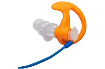 Image of SureFire Triple Flanged, Filtered Earplugs, Medium, 1 Pair, Orange EP4-OR-MPR