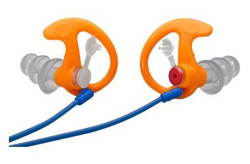 Image of SureFire Triple Flanged, Filtered Earplugs, Medium, 25 Pair, Orange EP4-OR-MPR-BULK