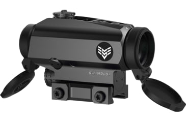 Image of Swampfox Blade Prism Scope, 1x25mm, Red CQB Reticle, Black, BPS00125-R