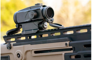 Image of Swampfox Blade Prism Scope, 1x25mm, Red CQB Reticle, Black, BPS00125-R