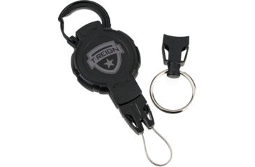 Image of T-Reign Retractable Scuba Gear Tether, w/Carabiner, Black, Medium, 0TBP-0281