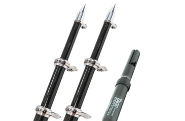 Image of TACO Marine 24 Carbon Fiber Twist &amp; Lock Outrigger Poles f/GS-450, GS-500 &amp; GS-1000 Bases - Black, OT-4240CF-HD