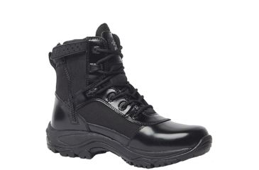 Image of Tactical Research by Belleville Class-A Hot Weather High Shine Slide Zip Boot, Men's, Black, Wide, 4 TR906Z 040W