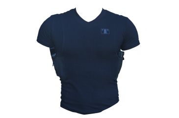 Image of Tagua Gunleather Cotton Extra Extra Large Holster T-Shirt Black SHTC-XXL-001