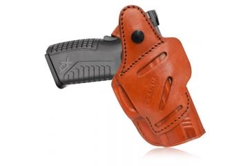 Image of Tagua Gunleather Glock 17-22-31 Brown/Right Hand Holster, Brown IPHR4-302