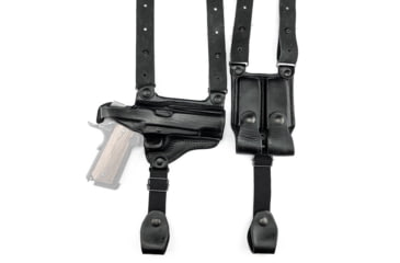 Image of Tagua Gunleather Full Slide Shoulder Holster, Black, Right Hand, SH4-100