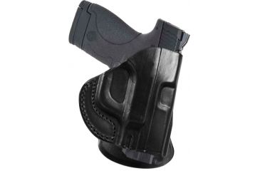 Image of Tagua Gunleather Rotating Quick Draw Paddle Holster Fits Smith &amp; Wesson M&amp;P Black Right Hand