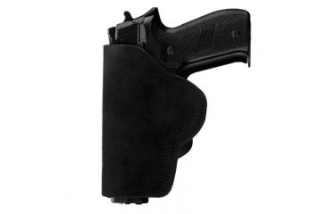 Image of Tagua Gunleather Suede Open Top Paddle Holster, Black, Right Hand, SPD3-200