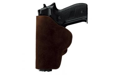 Image of Tagua Gunleather Suede Open Top Paddle Holster, Brown, Right Hand, SPD3-1232