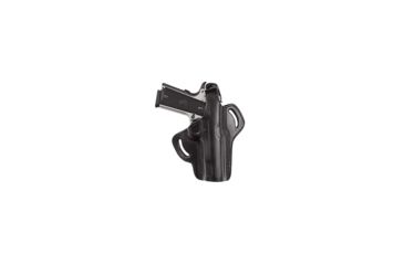 Image of Tagua Gunleather Thumb Break Belt Holster for Glock 43 - 9mm, Concealed Carry, Right Hand, Black BH1-355