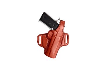Image of Tagua Gunleather Thumb Break Belt Holster for Glock 43 - 9mm, Concealed Carry, Right Hand, Brown BH1-357